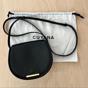 Cuyana Mini Saddle Bag with Dust Bag